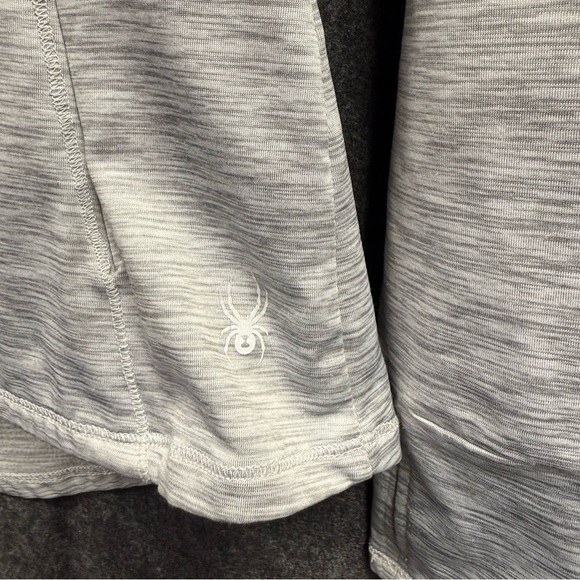 Spyder Light Gray Zip-Up Jacket - Picture 3 of 4